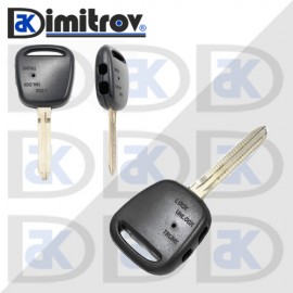 Кутийка ключ 2 бутона TOY43 Toyota Carina Corolla Celica Estima Harrier Previa